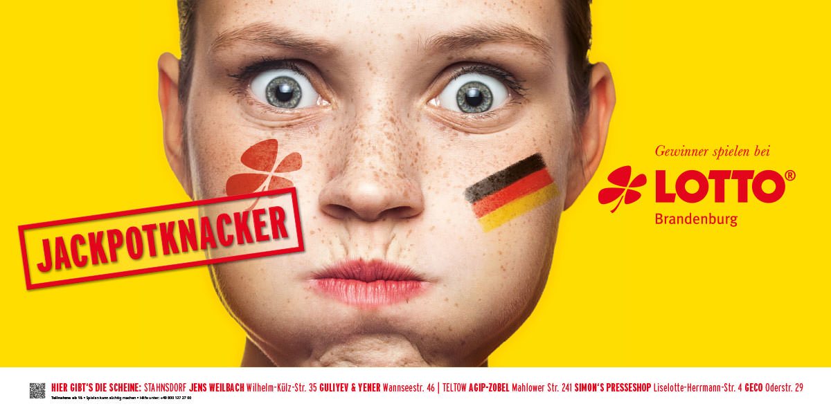Banner "Jackpottknacker" | Motiv Frau